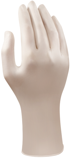 Cleanroom Gloves, 5 ISO Class, Nitrile, 12 in L, 5 mil, White, M, 100 PK