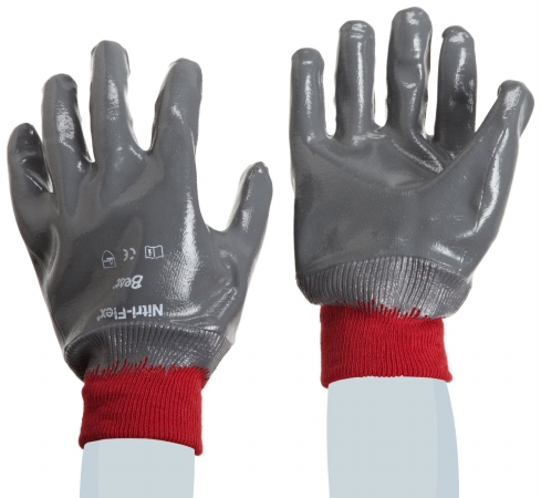 Picture of Best Glove 845-4000-10 Dispose Nitrile Fully-Coated Gloves Gray Size 10 Pack - 6
