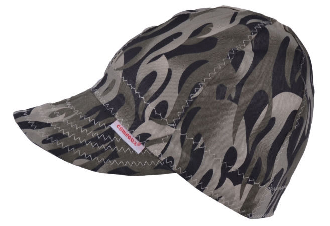 118-2000R-7-1-8-BLK 7.12 in. Single Sided Weld Cap - Black