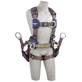 ExoFit(TM) X300 Fall Protection Harness, L, 420 lb, Quick-Connect Chest/ Quick-Connect Leg Straps