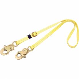 Dbi-Sala  6 Ft. Adjustable Web Restraint Lanyard - Black - 6 Feet - Durable Design