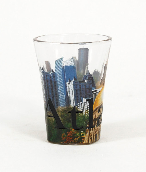 Picture of Americaware SGATL02 Atlanta Full Color  Etched  Shot Glass