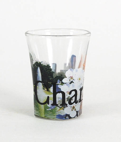 Picture of Americaware SGCHR01 Charlotte Full Color  Etched  Shot Glass