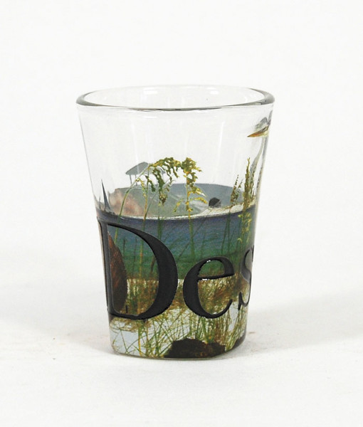 Picture of Americaware SGDES01 Destin Full Color  Etched  Shot Glass