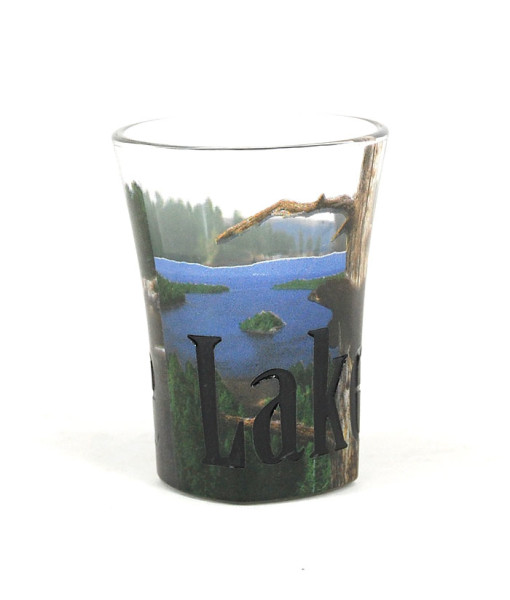 Picture of Americaware SGLTH02 Lake Tahoe Full Color  Etched  Shot Glass