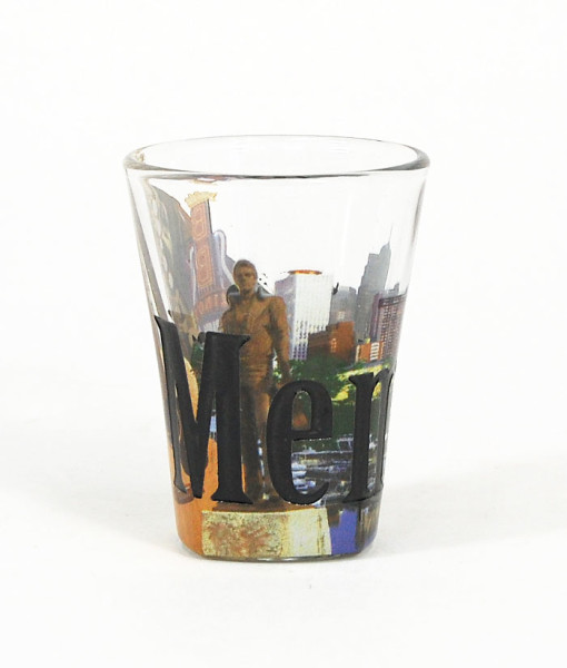 Picture of Americaware SGMEM01 Memphis Full Color  Etched  Shot Glass