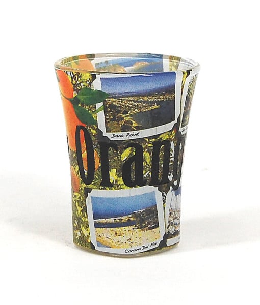 Picture of Americaware SGOCC01 Orange County Full Color  Etched  Shot Glass
