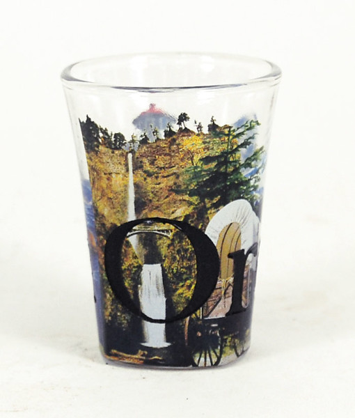 Picture of Americaware SGORE01 Oregon Full Color  Etched  Shot Glass