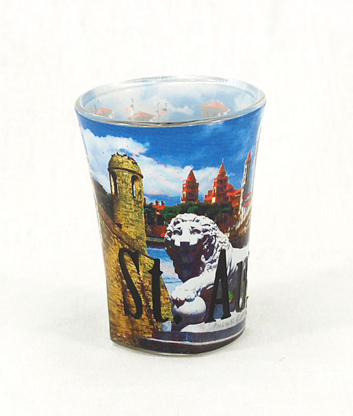 Picture of Americaware SGSTA02 St. Augustine Full Color  Etched  Shot Glass