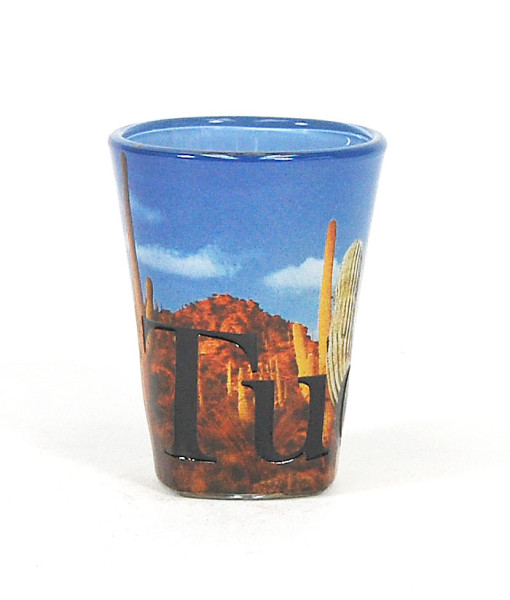 Picture of Americaware SGTUC01 Tucson Full Color  Etched  Shot Glass