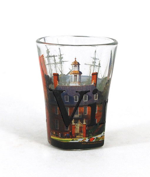 Picture of Americaware SGVRG01 Virginia Full Color  Etched  Shot Glass