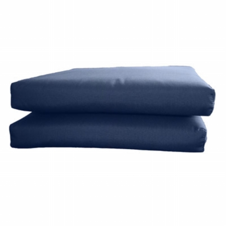 Picture of Bellini Home and Gardens PU2018B2018 2 Pack Sunbrella Designer Seat Cushions-Knife Edge&#44; Canvas Navy