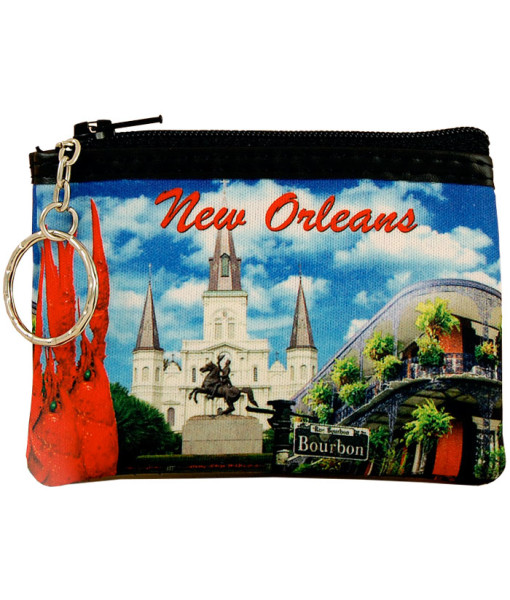 Picture of Americaware SPNOL01 New Orleans Full Color Coin Purse