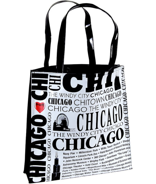 Picture of Americaware VTBCHI01 Chicago Vinyl Cosmo Bag