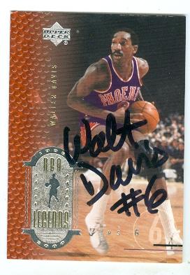 Picture of Autograph 110961 Phoenix Suns 2000 Upper Deck Legends No. 48 Walter Davis Autographed Basketball Card
