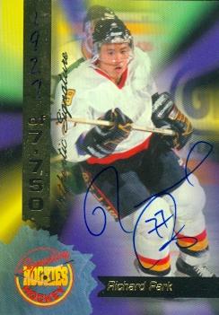 Picture of Autograph 114482 Pittsburgh Penguins 1994 Signature Rookies No. 12 Richard Park Autographed Hockey Card