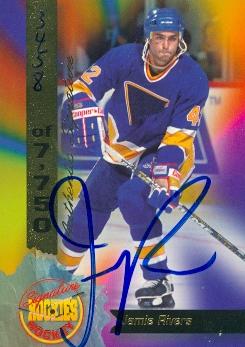 Picture of Autograph 114484 St Louis Blues 1994 Signature Rookies No. 36 Jamie Rivers Autographed Hockey Card