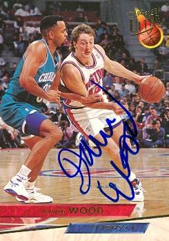 Picture of Autograph 119343 Detroit Pistons 1994 Fleer Ultra No. 246 David Wood Autographed Basketball Card