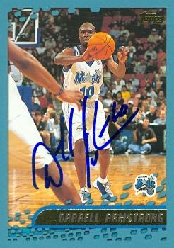 Picture of Autograph 119347 Orlando Magic 2001 Topps No. 167 Darrell Armstrong Autographed Basketball Card