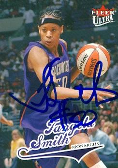 Picture of Autograph 118839 Sacramento Monarchs- Wnba 2002 Fleer Ultra No. 64 Tangela Smith Autographed Basketball Card
