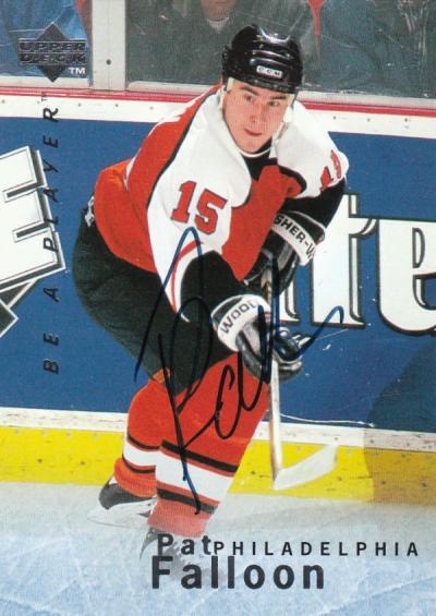 Picture of Autograph 118998 Philadelphia Flyers 1996 Upper Deck Bap No. S95 Pat Falloon Autographed Hockey Card