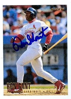 St Louis Cardinals 1996 Fleer No. U189 Ron Gant ed Baseball Card