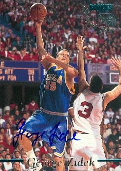 Picture of Autograph 119252 Ucla 1995 Classic Signature Rookie George Zidek Autographed Basketball Card