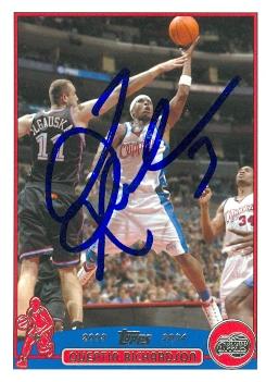 Picture of Autograph 119256 Los Angeles Clippers 2003 Topps No. 120 Quentin Richardson Autographed Basketball Card