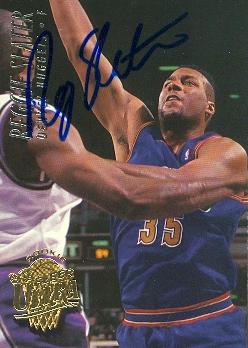 Picture of Autograph 119273 Denver Nuggets 1992 Fleer Ultra No. 235 Reggie Slater Autographed Basketball Card