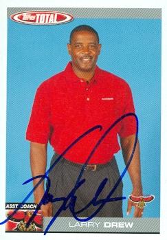Picture of Autograph 119280 Atlanta Hawks 2005 Topps Total No. 362 Larry Drew Autographed Basketball Card