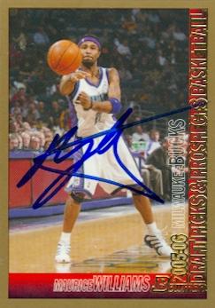 Picture of Autograph 119291 Milwaukee Bucks 2005 Bowman No. 66 Maurice Williams Autographed Basketball Card