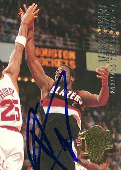 Picture of Autograph 119309 Portland Trail Blazers 1994 Fleer Ultra No. 154 Mark Bryant Autographed Basketball Card