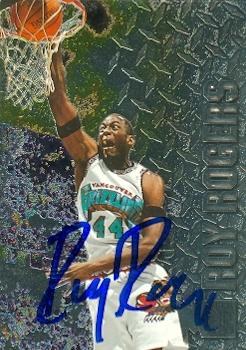 Picture of Autograph 119352 Vancouver Grizzlies 1997 Fleer Metal No. 221 Roy Rogers Autographed Basketball Card