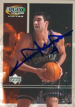 Picture of Autograph 119361 Cleveland Cavaliers 2002 Upper Deck Play Makers No. 14 Chris Mihm Autographed Basketball Card