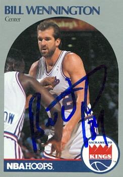Picture of Autograph 119367 Sacramento Kings 1990 Hoops No. 431 Bill Wennington Autographed Basketball Card