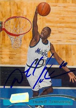 Picture of Autograph 119372 Orlando Magic 1997 Topps Stadium Club No. 107 Darrell Armstrong Autographed Basketball Card