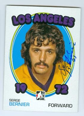 122010 Los Angeles Kings 2009 in The Game No. 79 Serge Bernier ed Hockey Card