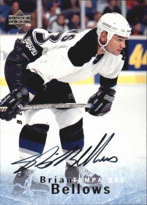 119503 Tampa Bay Lightning 1996 Upper Deck Be A Player No. S32 Brian Bellows ed Hockey Card -  Autograph