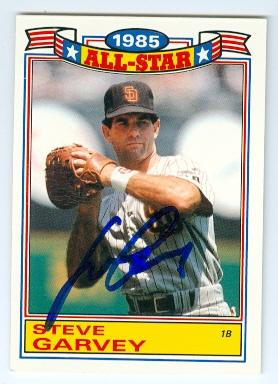 119997 San Diego Padres Sc 1986 Topps No. 13 1985 All Star Set Steve Garvey ed Baseball Card -  Autograph