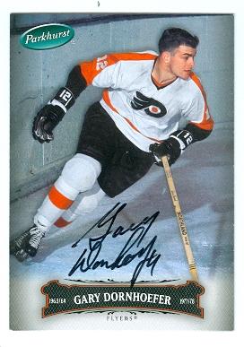 Picture of Autograph 121940 Philadelphia Flyers 2007 Parkhurst No. 153 Gary Dornhoefer Autographed Hockey Card