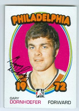 Picture of Autograph 121942 Philadelphia Flyers 2009 in The Game No. 73 Gary Dornhoefer Autographed Hockey Card