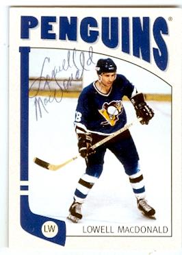Picture of Autograph 121952 Pittsburgh Penguins 2005 in The Game No. 272 Lowell Macdonald Autographed Hockey Card