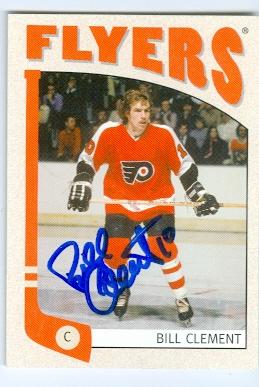 Picture of Autograph 122020 Philadelphia Flyers 2005 in The Game No. 420 Bill Clement Autographed Hockey Card
