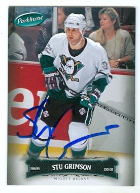 Picture of Autograph 122056 Anaheim Mighty Ducks 2007 Upper Deck No. 23 Stu Grimson Autographed Hockey Card