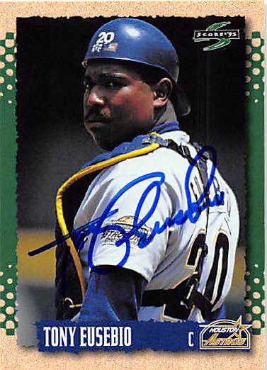 Houston Astros 1995 Score No. 133 Tony Eusebio ed Baseball Card