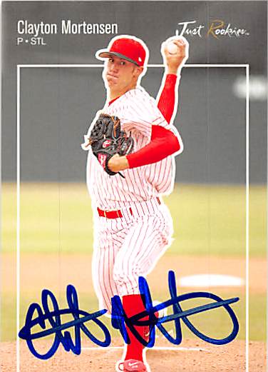 123315 St Louis Cardinals Ft 2007 Just Minors No. Jr-40 Clayton Mortensen ed Baseball Card