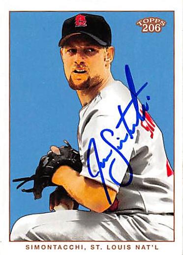 123397 St Louis Cardinals Ft 2003 Topps 206 No. 364 Jason Simontacchi ed Baseball Card