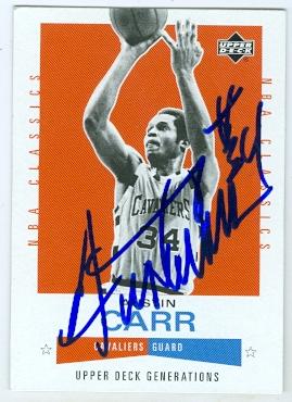 Picture of Autograph 123569 Cleveland Cavaliers 2002 Upper Deck No. 148 Austin Carr Autographed Basketball Card