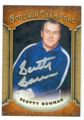 Picture of Autograph 123596 Montreal Canadiens 2014 Upper Deck No. 110 Goodwin Champions Scotty Bowman Autographed Hockey Card