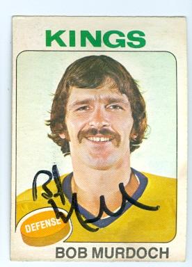 Picture of Autograph 123636 Los Angeles Kings 1975 O Pee Chee No. 33 Bob Murdoch Autographed Hockey Card